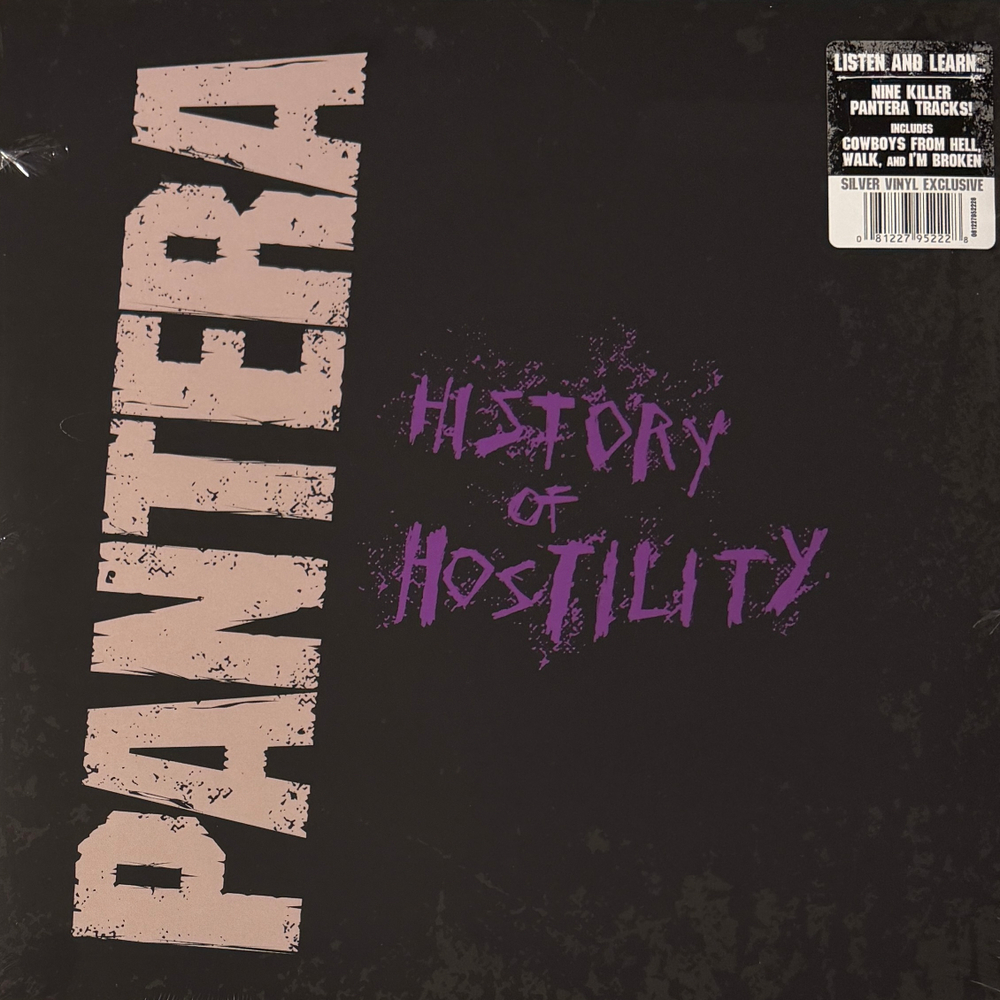 Виниловая пластинка Pantera ‎– History Of Hostility LP Silver