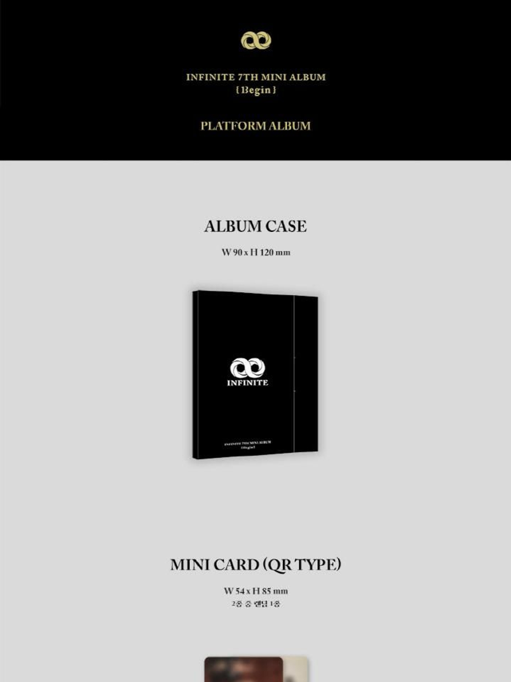 Альбом INFINITE - 13egin 7th Mini Album PLATFORM Version
