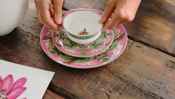 Wedgwood Тарелка для завтрака Wonderlust 20 см Розовый лотос