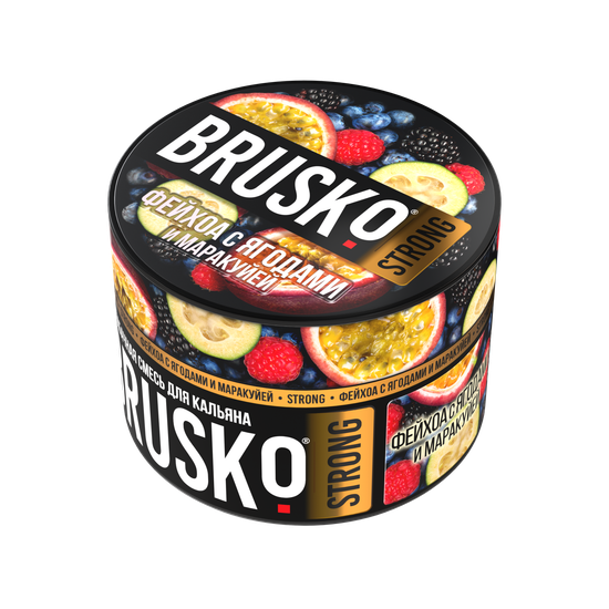 Brusko (Фейхоа с ягодами и маракуйей) Strong 50 г