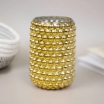 Подсвечник «Капли дождя» 8*12,5 см, Золото