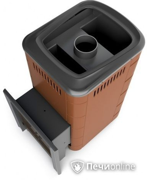 Печь для бани на газу TMF Уренгой 2018 Inox БСЭ терракота