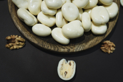 Драже грецкий орех в белом шоколаде (3кг)