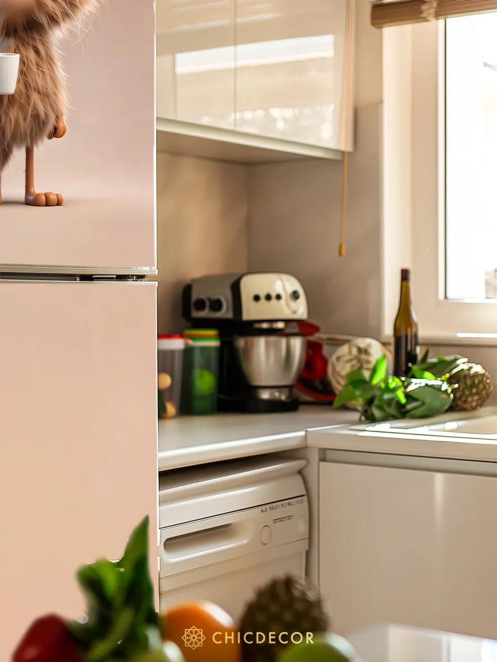 Наклейка на холодильник самоклеящаяся большая прикольная