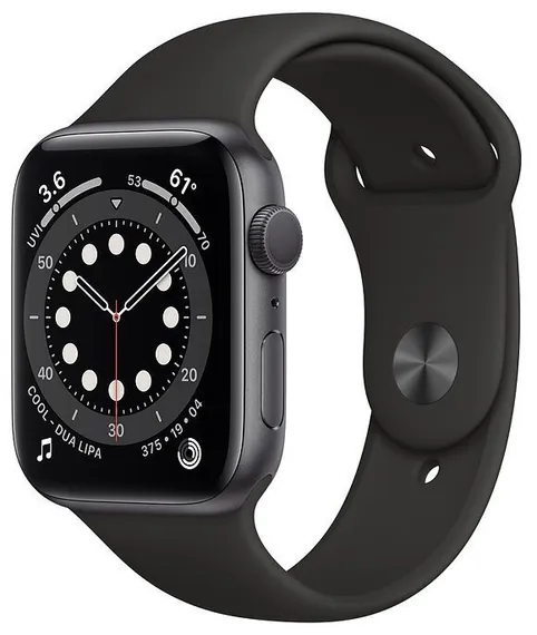 Часы Apple Watch Series 6 GPS 40mm Aluminum Case with Sport Band (Серый космос/Черный)