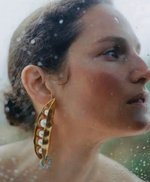 Серьги золотые Горошек, Золотые