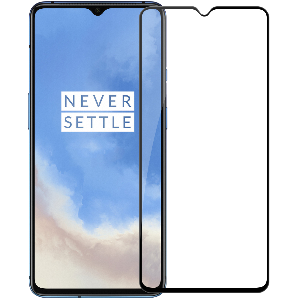 Закаленное стекло 6D с олеофобным покрытием для OnePlus 7T, черные рамки, G-Rhino