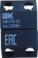 Кнопка IEK ABLFS-22 зеленый d22мм неон/230В 1з+1р TDM Electric