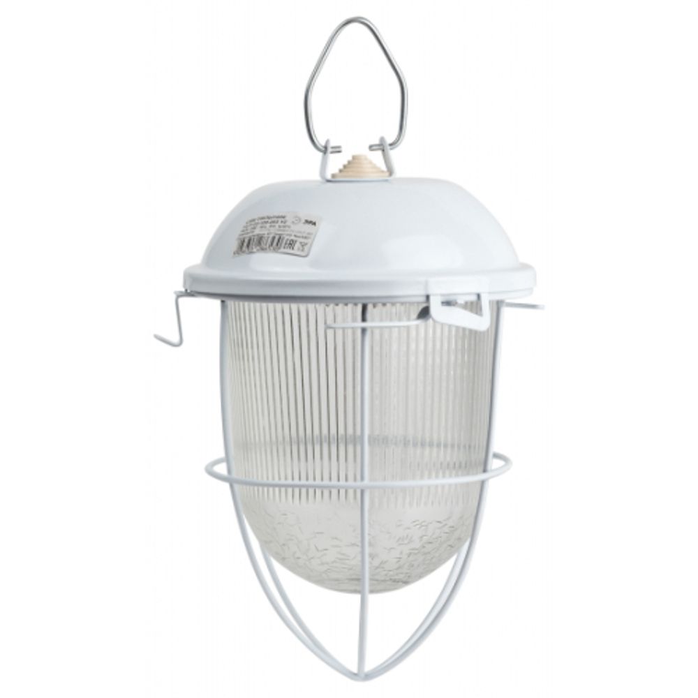 Светильник ЭРА НСП 41-200-003 с решеткой Желудь сталь стекло IP54 E27 max 200Вт 172х306х315 белый