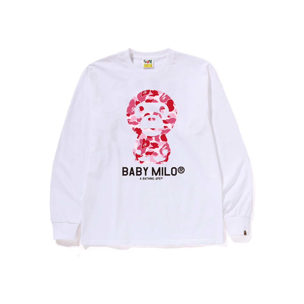 A Bathing Ape Bathing Ape Abc Camo Baby Milo Лонгслив Tee