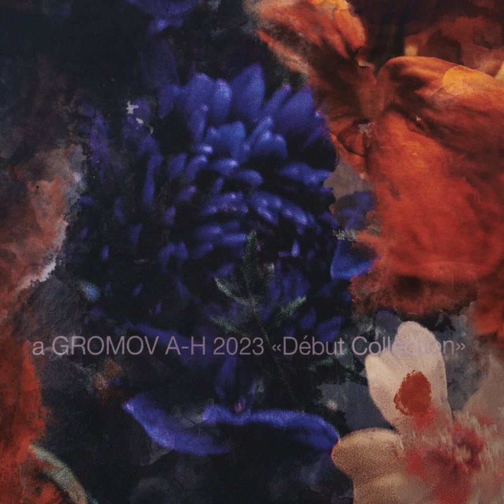 Платок Called a Garment Desublimation синий