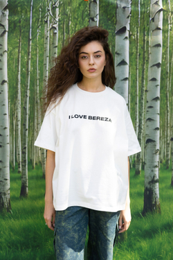 T-Shirt I Love Bereza (White)