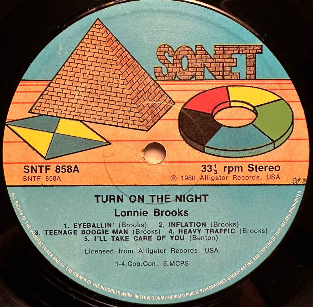 The Lonnie Brooks Band - Turn On The Night (Англия 1980г.)