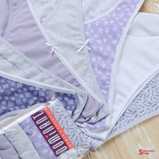 Трусики женские DOMINANT 37000-199, BIKINI, 7 шт. в уп. (неделька)