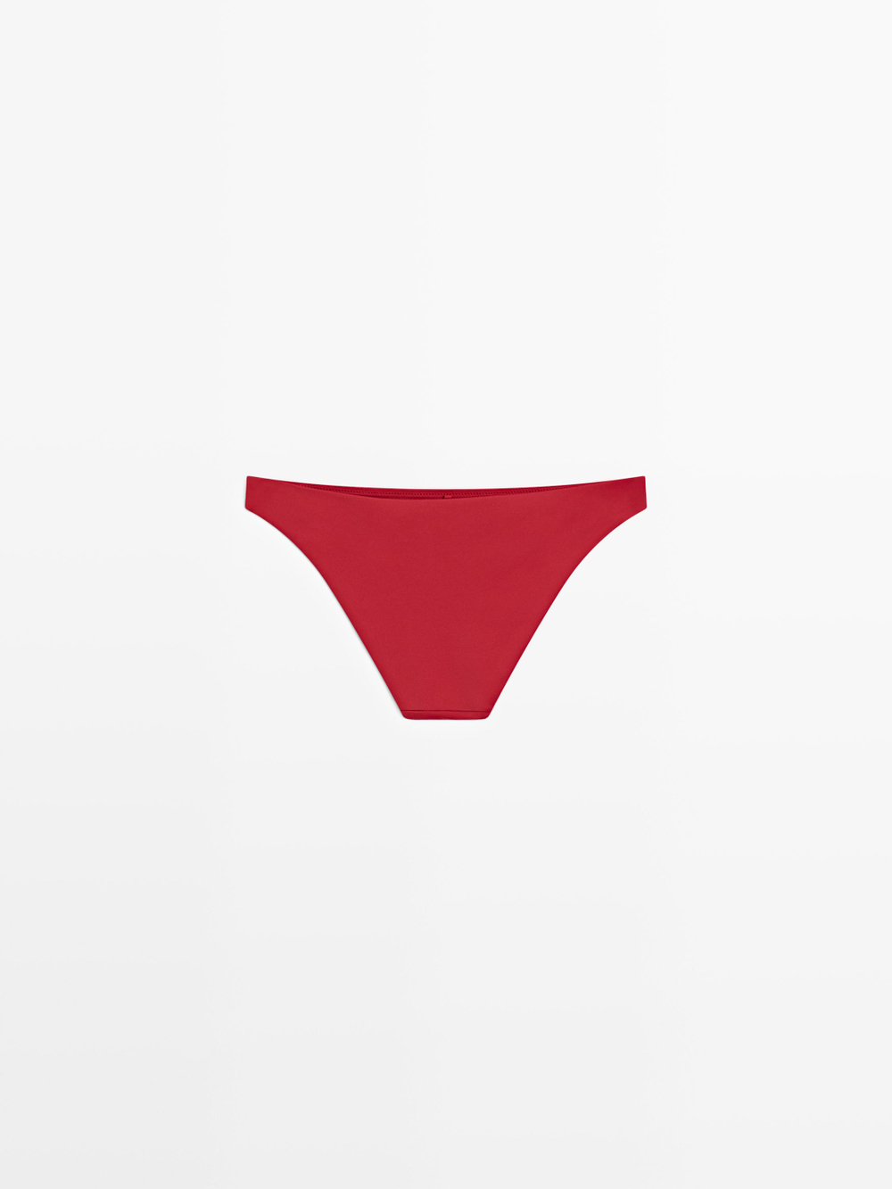 Massimo Dutti Однотонные плавки бикини, красный