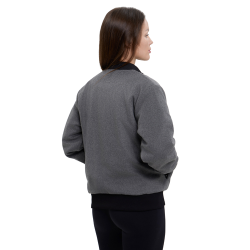 Бомбер Clan 13 Wool, серый