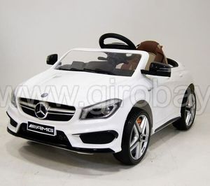 Детский электромобиль River Toys Mercedes-Benz CLA45 белый