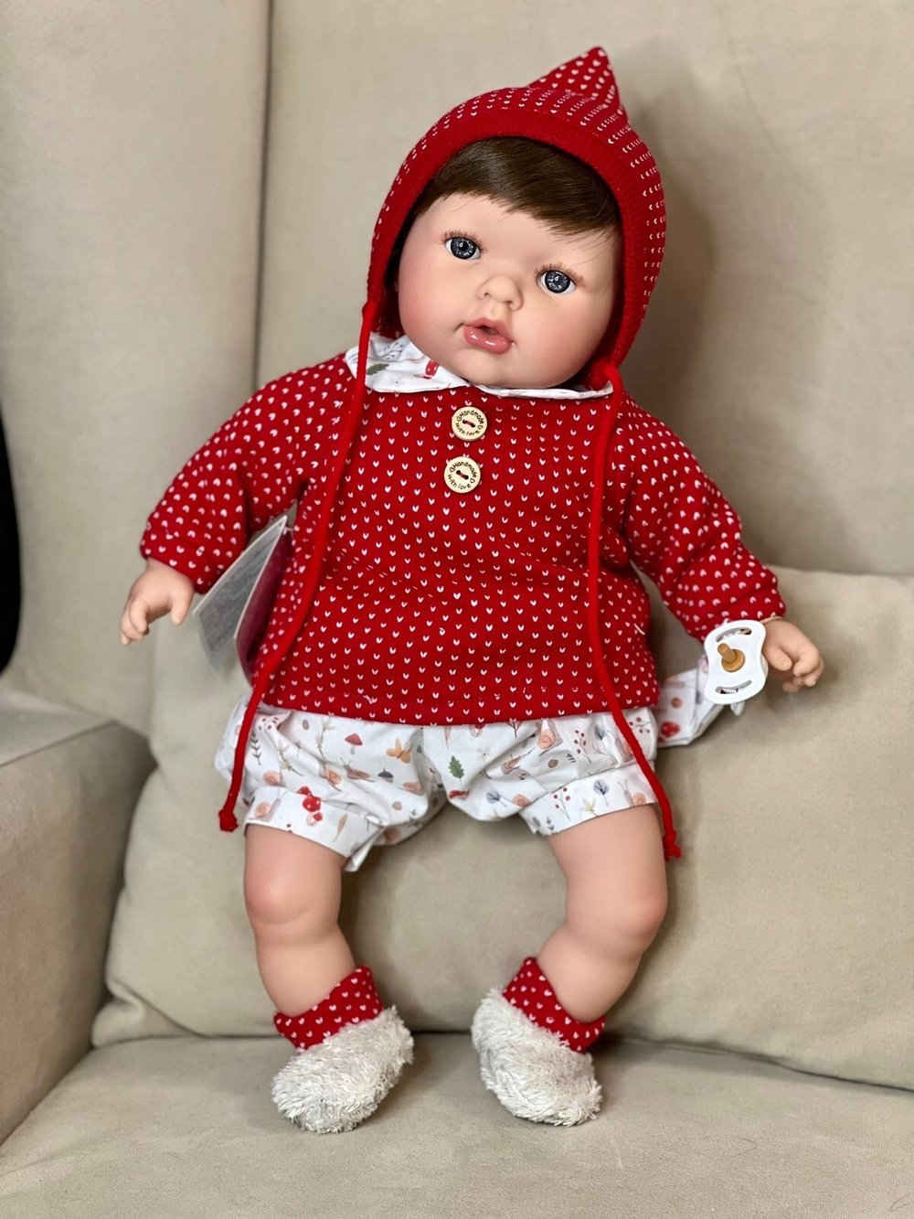 Кукла Nines 45см Lucas мягконабивная, в пакете (N1830K)