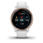 Смарт-часы Garmin Venu 2S белые цвета розовое золото 010-02429-13