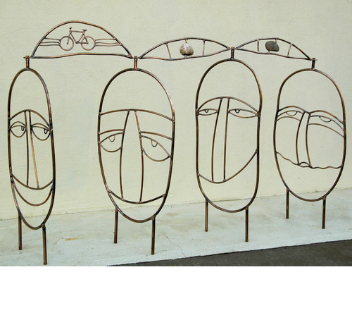 Велопарковка Лица