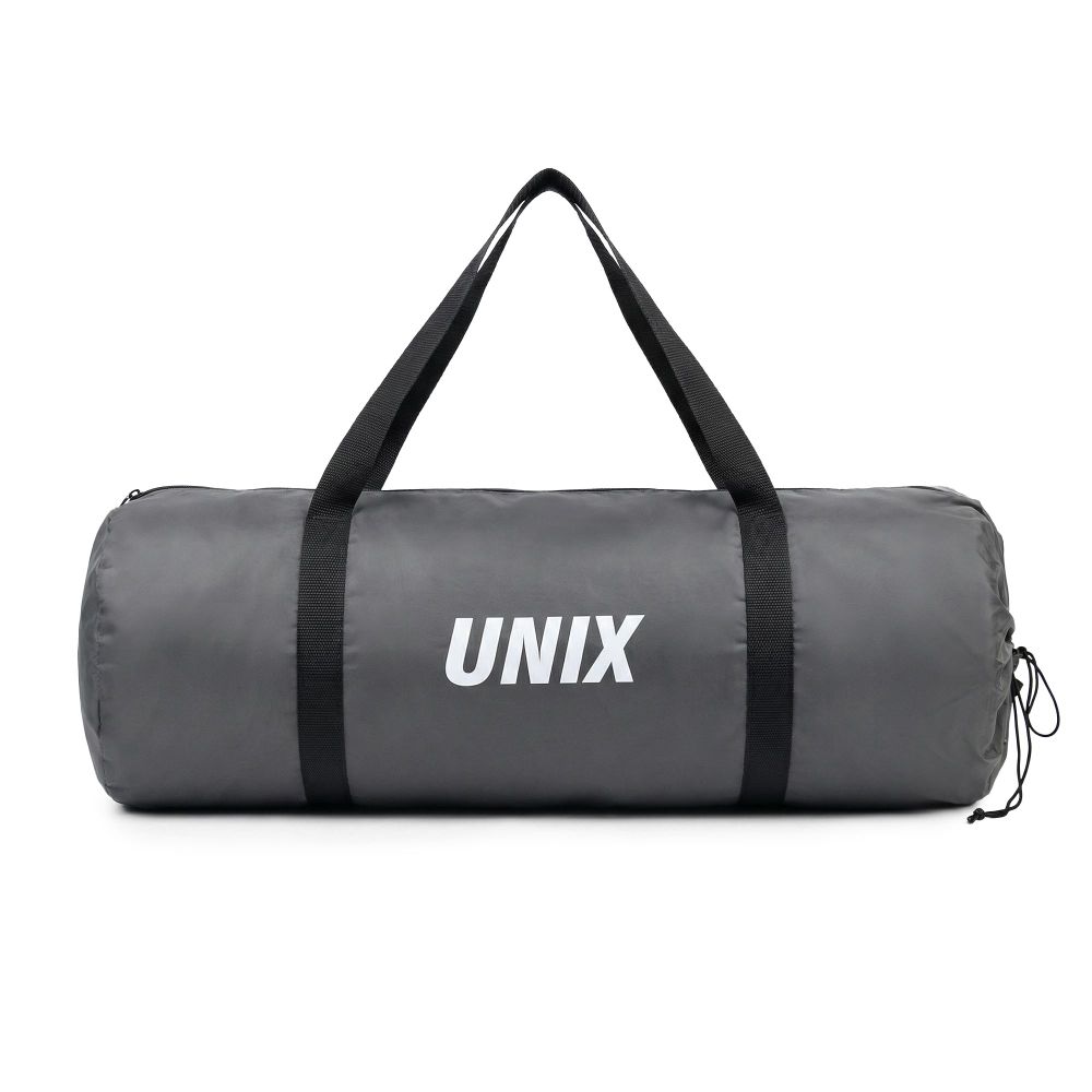 Матрас самонадувающийся UNIX Camp 195х140х10 см серый