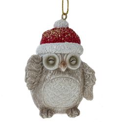 GAEM Фигурка декоративная подвесная "Сова", L4 W5,5 H7,5 см, 3в.