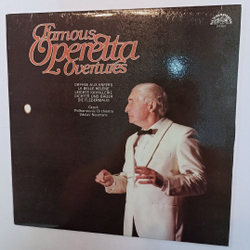 Винтажная виниловая пластинка The Czech Philharmonic Orchestra, Vaclav Neumann Famous Operetta Overtures (Czechoslovakia 1981)