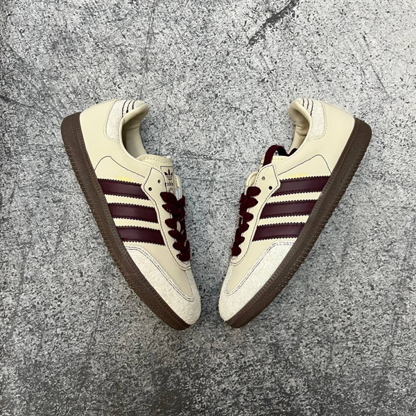 Кроссовки Adidas Samba biege/red