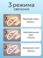 Люстра в детскую, светодиодная