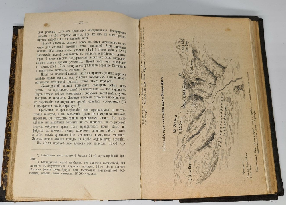 "Восемнадцать месяцев в Маньчжурии с русскими войсками". Барон Теттау. 1907г. - антикварная книга