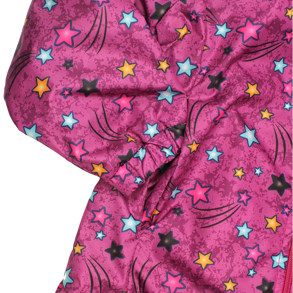 Ветровка на флисе для девочек 104-110 2417-07 (Ириска)