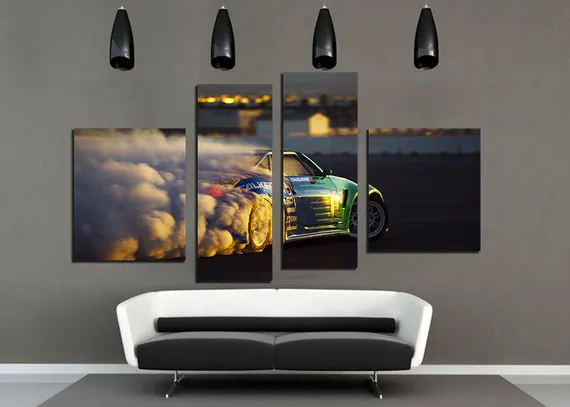 Модульная картина "Дрифт шоу"