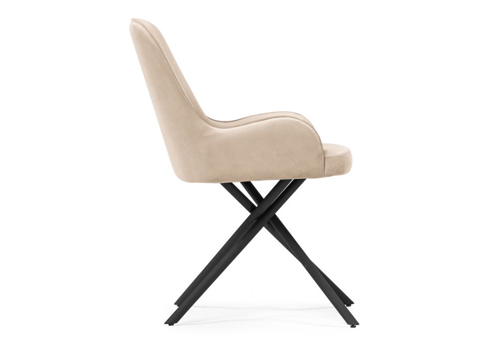 Стул на металлокаркасе Галтер MR-26 / черный