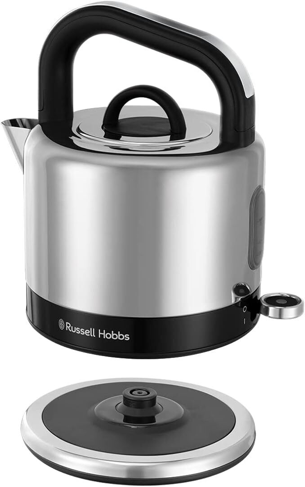 Кофеварка рожковая Russell Hobbs 26450-56 чёрный + Электрический чайник 26420-70