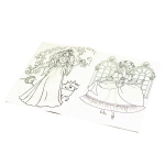 Раскраска А4 Alingar "Принцессы", 8л., мелов. обложка