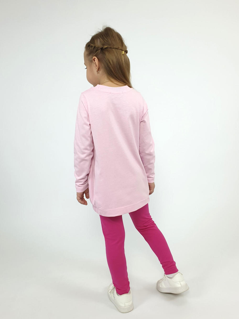 02-125-5 Комплект для девочки (джемпер+ лосины)