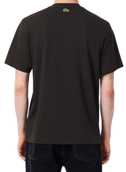 Теннисная футболка Lacoste Print Cotton - brown