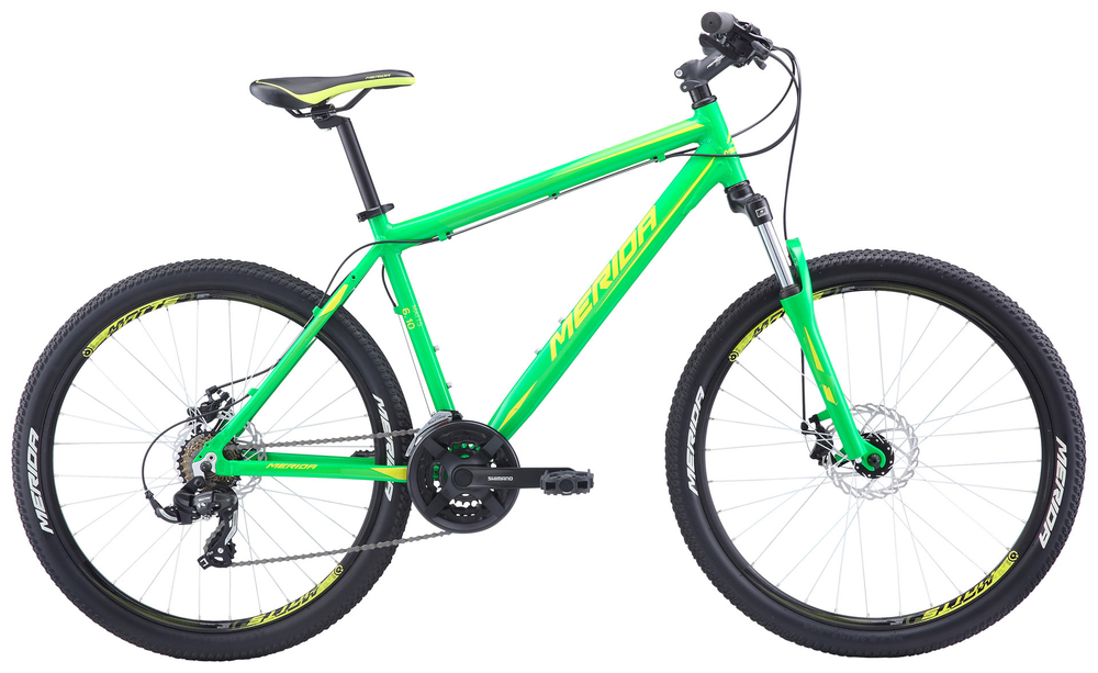 Велосипед '19 Merida Matts 6.10-MD Колесо:26" Рама:XS(14.5") Green/LiteGreen (2000053533553)