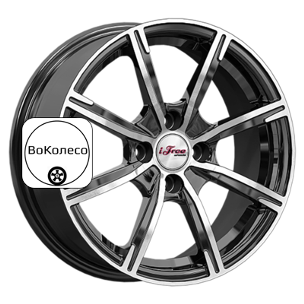 6x15/4x98 ET33 D58,5 Калибр (КС1117) Блэк Джек iFree