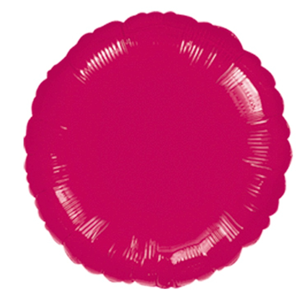 Шар фольгированный Круг 45 см (Бургундия)