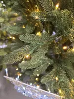 Елка с гирляндой "Никольская" (Литая хвоя) 240 см / 2,4 м