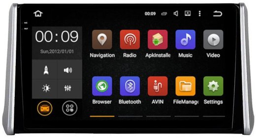 Магнитола для Toyota RAV4 50 2019-2024+ (рынок РФ и ОАЭ) - AIROC 2K RX-1130 Android 13, QLed+2K,  ТОП процессор, 8/128, CarPlay, SIM-слот