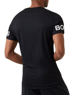 Футболка мужская теннисная Björn Borg Light T-shirt - black beauty