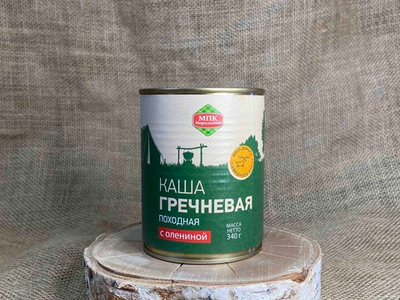 Каша гречневая с олениной, 340г