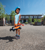 Самокат Maxi Micro Deluxe LED складной синий/красный