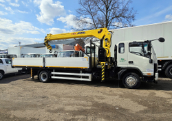 JAC N120X бортовой с КМУ Hyva HST6.3E3