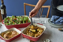 STAUB Набор из 2 керамических тарелок Приготовление античной бирюзы