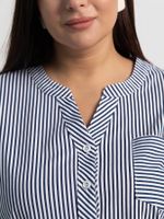 Блуза Азалия (белая/полоска) Б15363-20М LT Collection