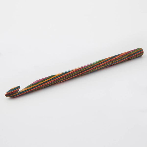 Крючок Knit Pro Symfonie 10 мм, дерево, многоцветный, 20714
