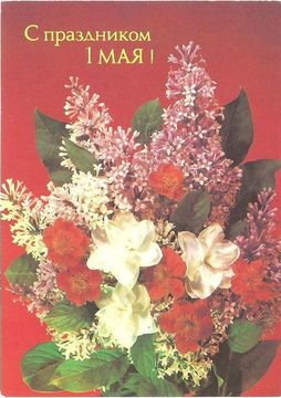 Открытка "С праздником 1 мая!" фото И. Дергилева
